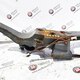 Кронштейн пневморессоры задний, прав.(лыжа) б/у - 1