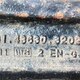 Кронштейн пневморессоры задний, прав.(лыжа) б/у - 3